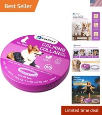 Dog  Cat Fluorescent Calming Collar with Pheromones - Safe, Long-Lasting Relief