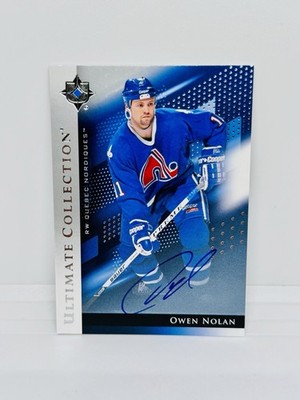2024-25 Ultimate Collection OWEN NOLAN Legends Silver Auto Quebec Nordiques SSP