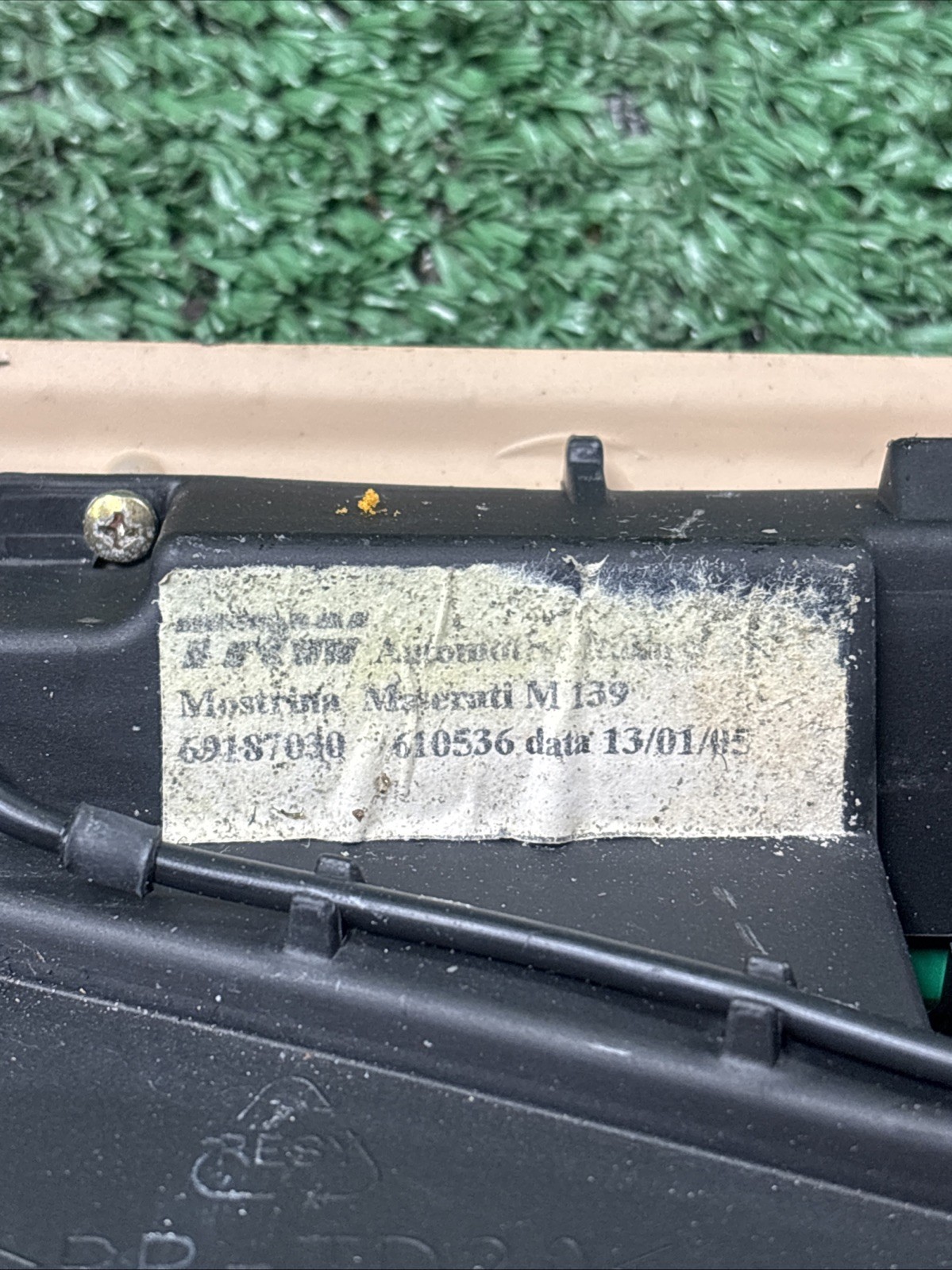 03-10 Maserati Quattroporte M139 Overhead Console Trim Control Switch Oem