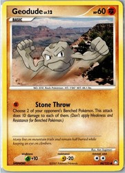 Geodude 84/123 Mysterious Treasures Common Pokémon Card