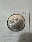 1998 - 1 oz American Silver Eagle Coin - One Troy oz .999 Bullion A106