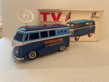 GAKKEN VW TV BROADCASTING VAN JAPAN tin battery
