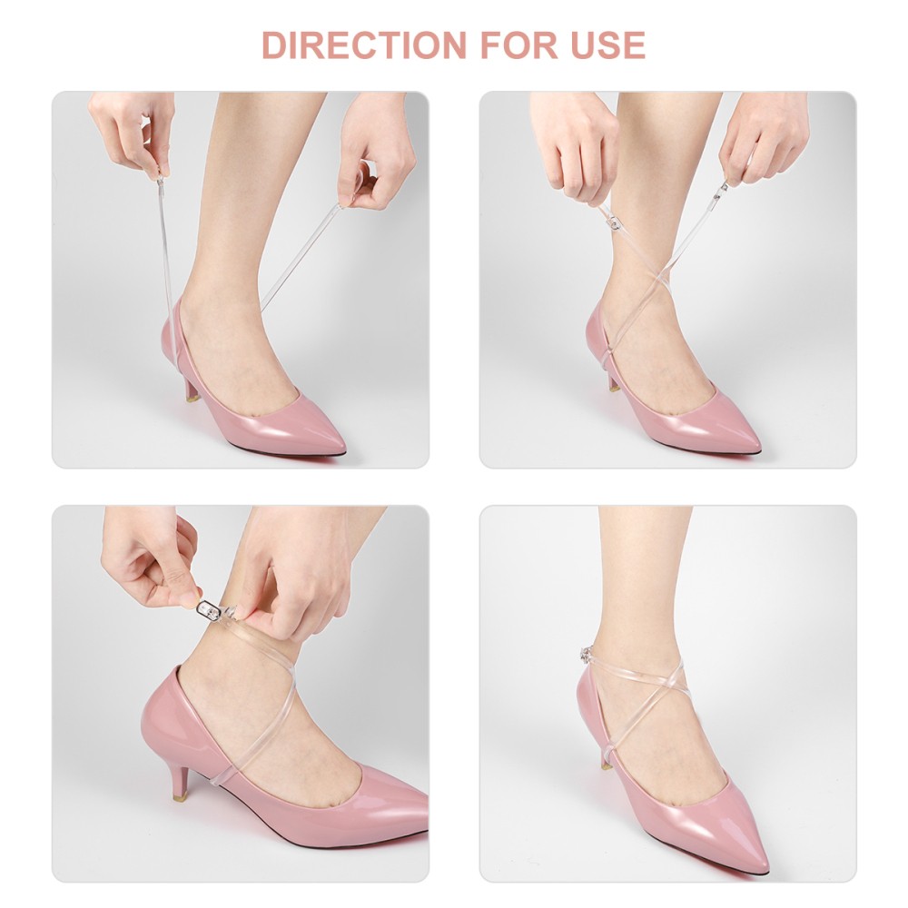 APL Invisible Straps Shoe Lacci Trasparenti Ragazza Donna per Festa