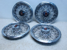 1982-1988 Oldsmobile Cutlass Rwd Oem 14 Locking Wire Hubcap Set 22519903 2fl-8