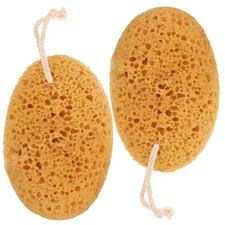 2 Pcs Exfoliating Bath Sponge Shower Scrubber Sponge for Body Care