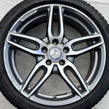 Genuine Mercedes Benz A-Class B CLA w176 18" Alloy Wheel Tyre 225 40 Grey Polish