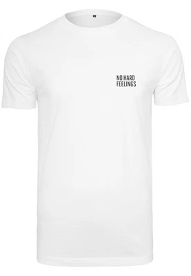 Mister Tee No Hard Feelings Tee T-Shirt Haut Imprimé Déclaration Blanc Hommes - Photo 1/2