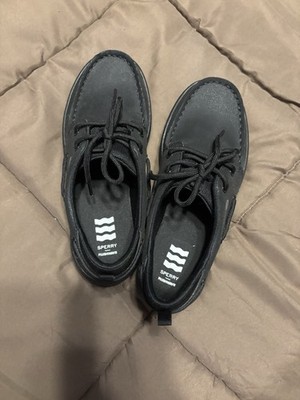 Sperry Boys Fairwater Plus wave Boat Shoes Size 3