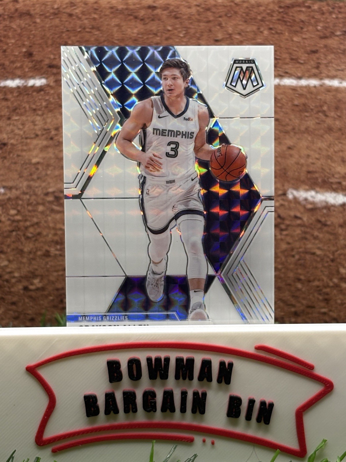 2019-20 Panini Mosaic White #116 Grayson Allen 13/25 Grizzlies