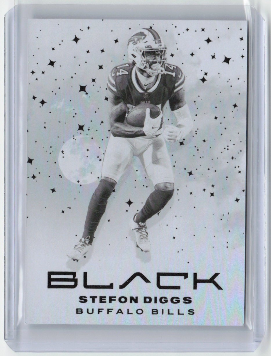2021 Panini Black #WN-13 Stefon Diggs White Night