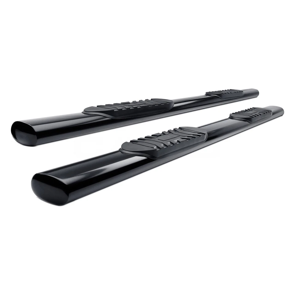 For Chevy Silverado 2500 HD 01-13 5" Cab Length Black Oval Straight Side Bars - Imagem 3 de 4