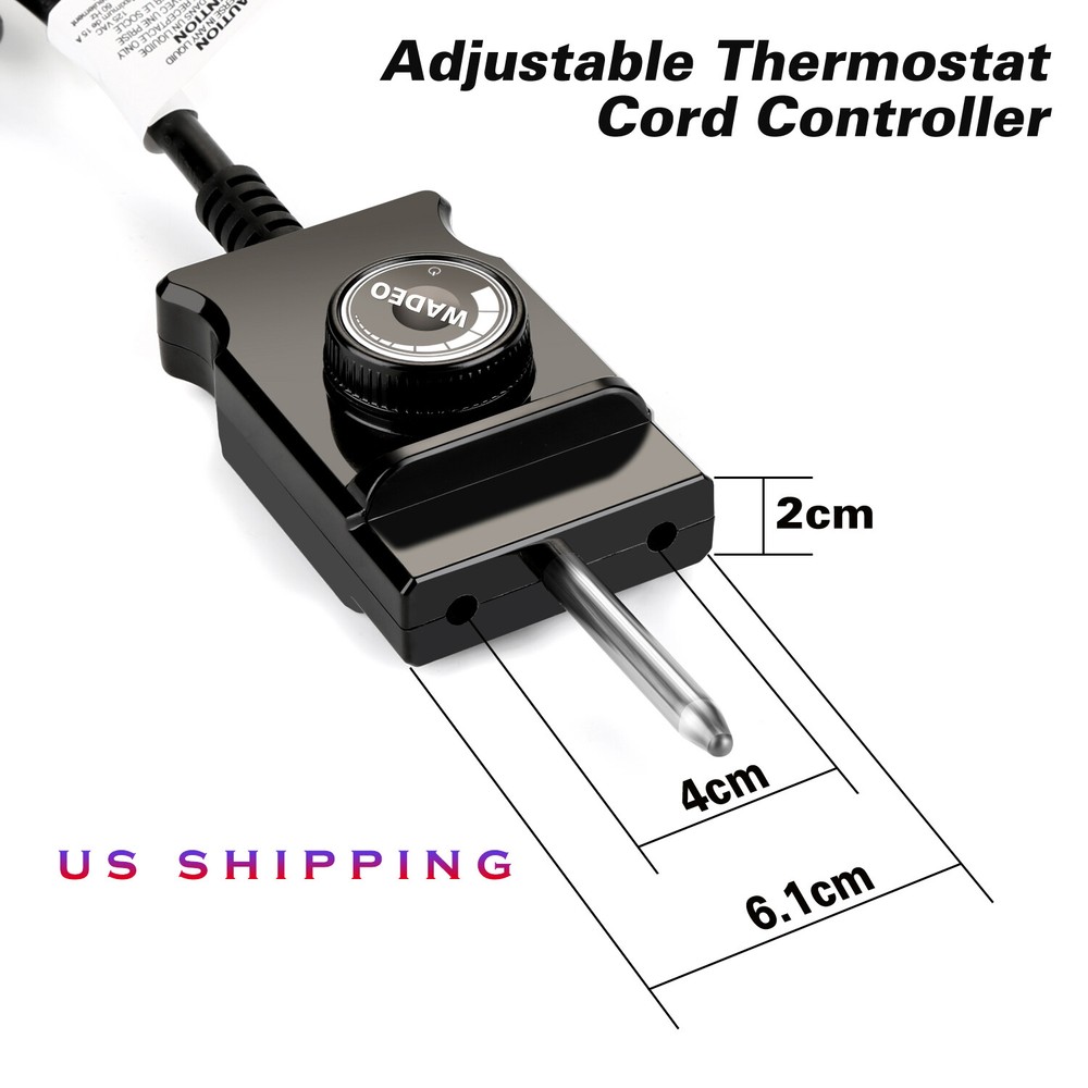 Electric Skillet Thermostat Probe Control Cord Replacement for Smokers