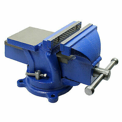 5 Bench Vise With Anvil With Swivel Locking Base Heavy Duty All