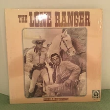 THE  LONE  RANGER       LP    ORIGINAL RADIO BROADCAST  (  SEALED )