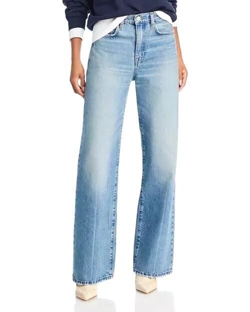Frame Le Jane Wide Leg Jeans Varsity Blues 25 NWT $278+