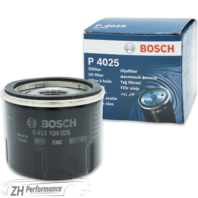 BOSCH P 4025 Ölfilter für Nissan Peugeot Renault Dacia Kubota