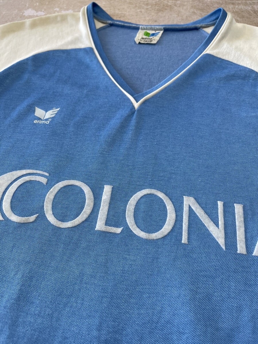 Vintage 70s FC Koln Jersey Erima Colonia Bundesliga League Kit