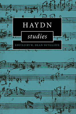Haydn Studies Sutcliffe Hardback Cambridge University Press 9780521580526