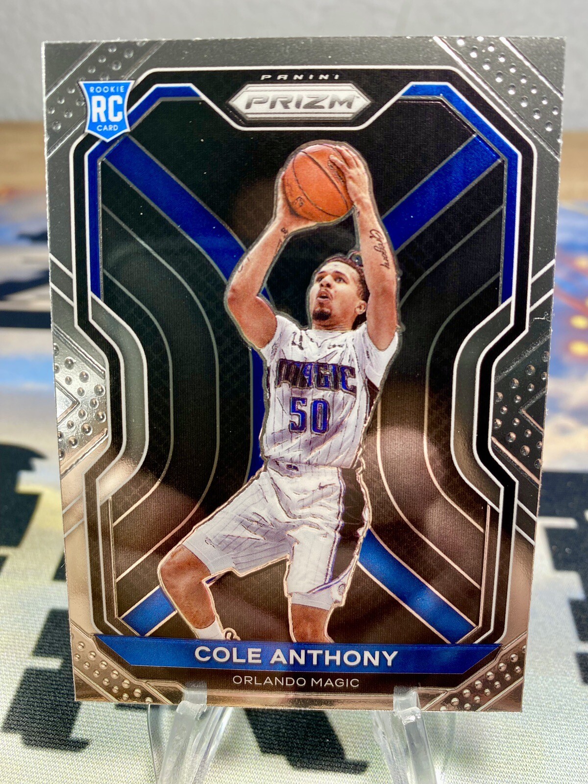 2020-21 Cole Anthony Panini Prizm Rookie Card #292 Orlando Magic
