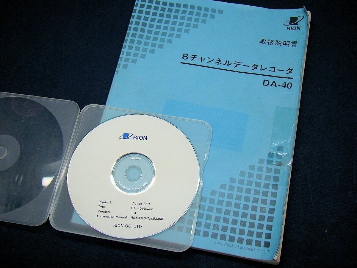 Rion DA-40 8ch DATA RECORDER DA40 Used JPN | eBay Rion DA-40 8ch DATA RECORDER DA40 Used JPN | eBay