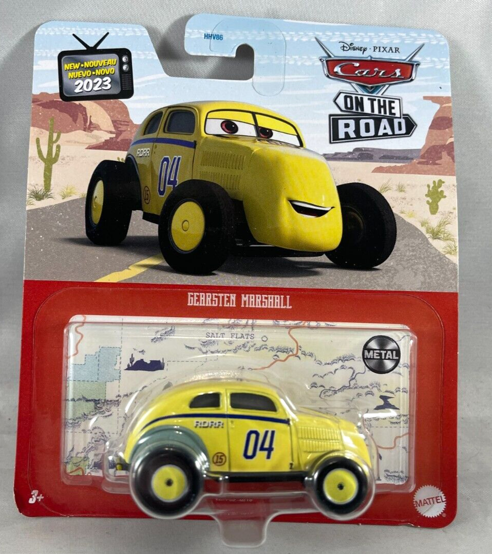 Coffret Voiture Cars Gearsten Marshal Set Vehicule Miniature Jaune