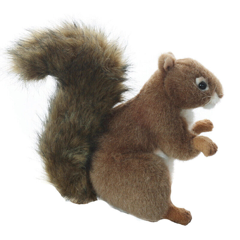 Hansa Red Squirrel Sitting 3395 Soft Toy Sold by Lincrafts UK Est.1993