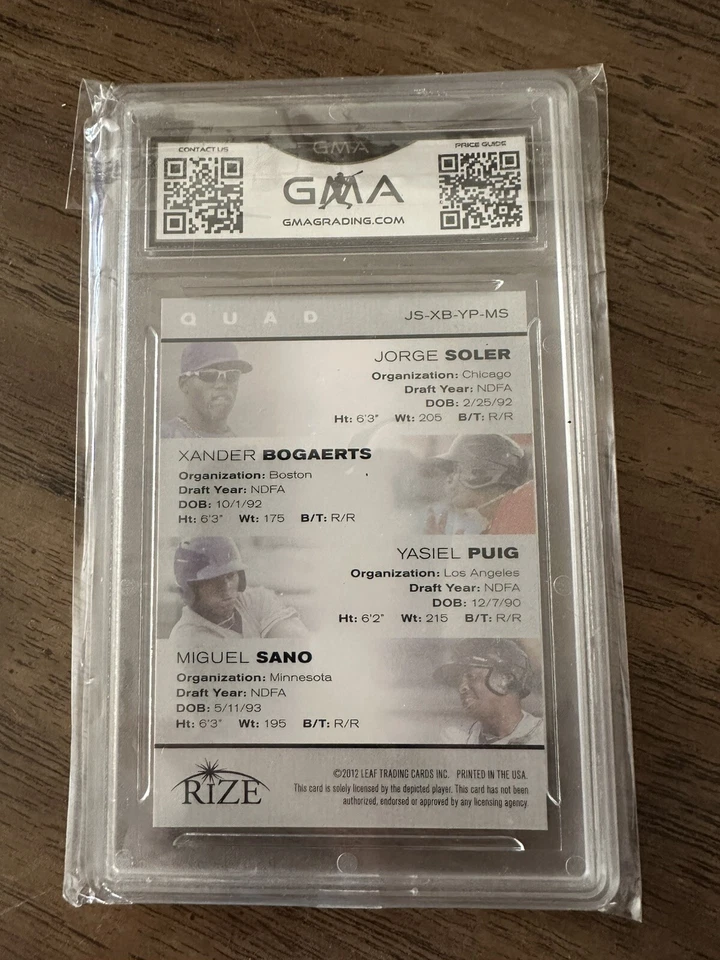 Rize Soler/Puig/Bogarts And Sano 177/200 2012 gema como nueva 10 Foto 3 de 4