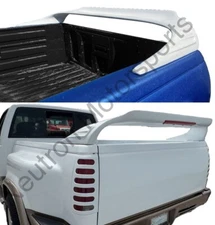 TEXAS TAIL REAR SPOILER FIBERGLASS W/ LED BRAKE LIGHT 90'S OBS 88-98 STEPSIDE