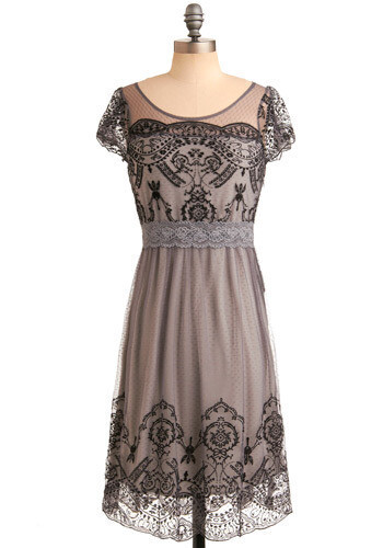 Anthropologie Illusion Neckline grey 