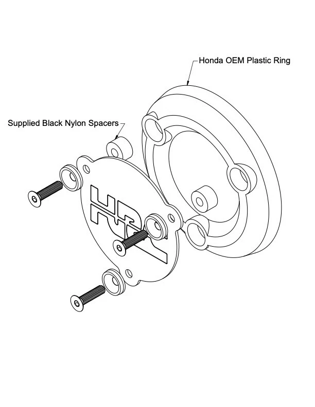 2022+ Honda Grom 125cc Billet Aluminio Motor Anillo Estuche Embrague Cubierta Foto 4 de 4
