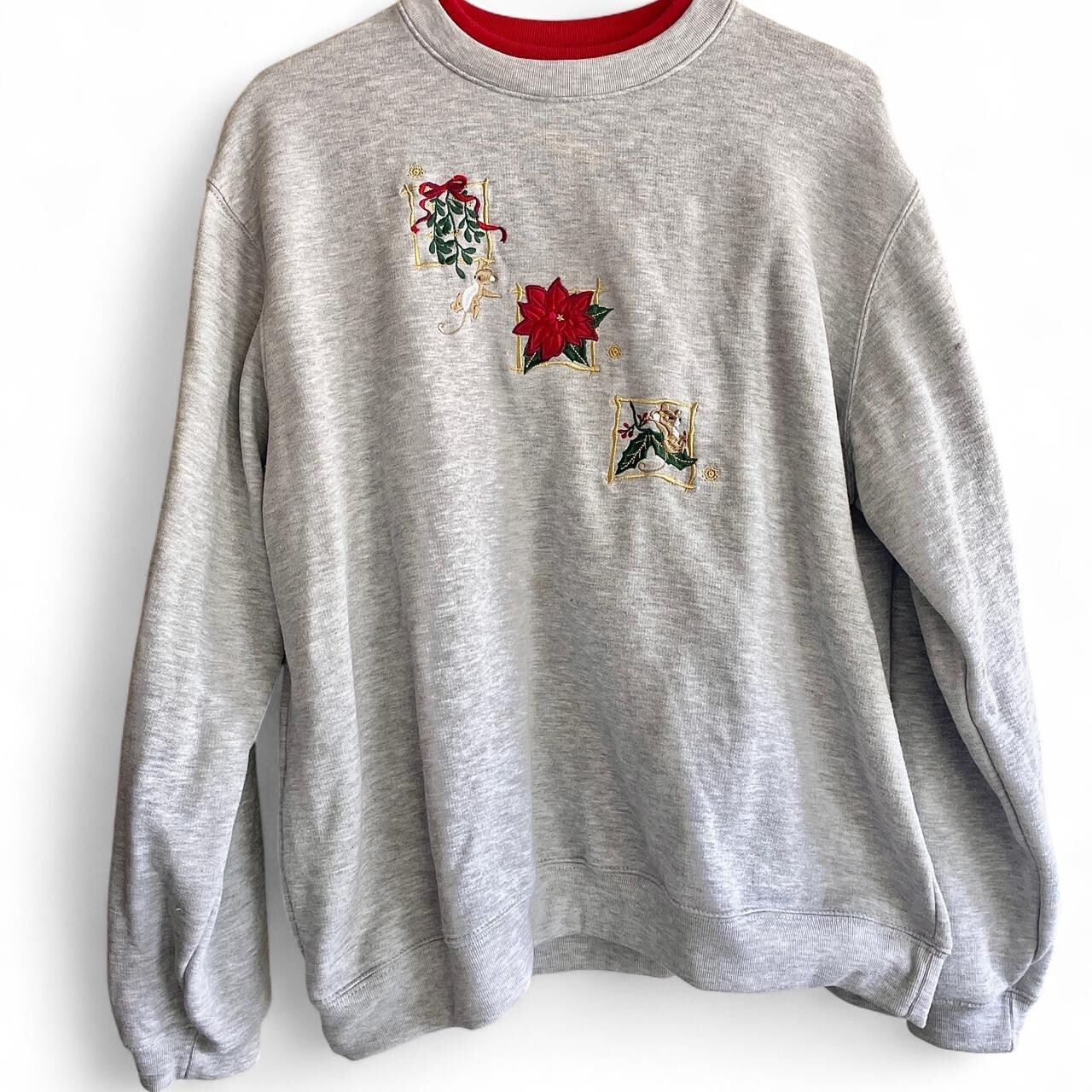 Classic Elements Cardinal Christmas Sweatshirt - image 1