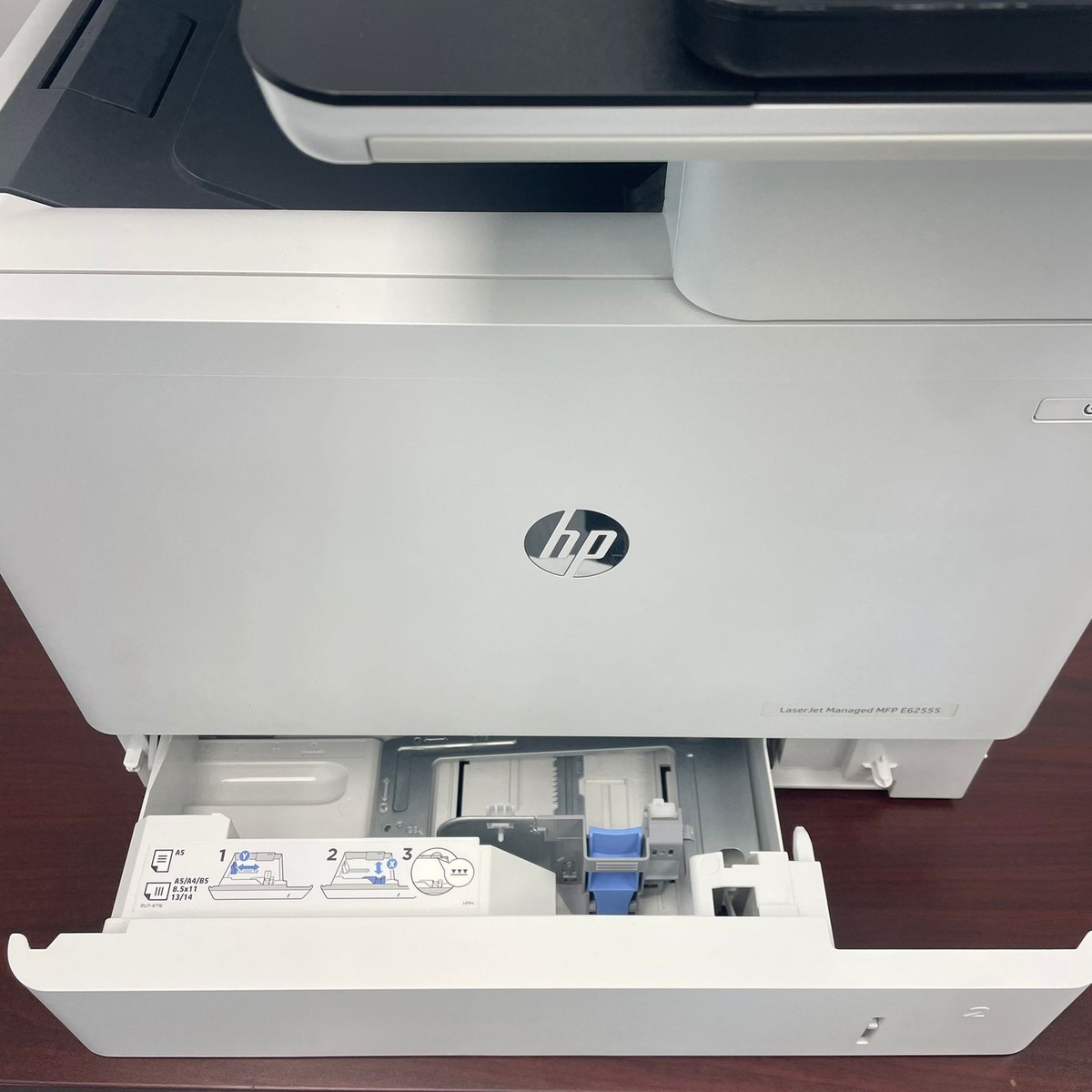 HP LaserJet E62555 MFP Laser printer J8J66A COPY SCAN LOW PAGE