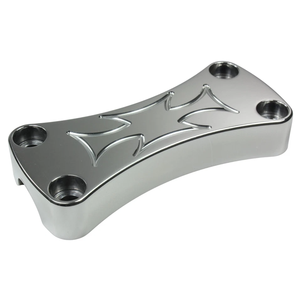 Riser-Abdeckung - C&C - Cross - Alu poliert - Suzuki VS 1400 Intruder - Bild 3 von 4