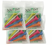Martini Golf Tees Assorted 3-1/4'' STANDARD 4 packs of 5 