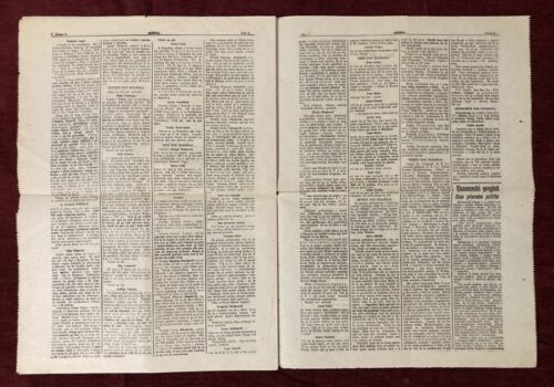 Borba 1922 Nezavisni Politicki Liste erste Zeitungsausgabe - Bild 3 von 5