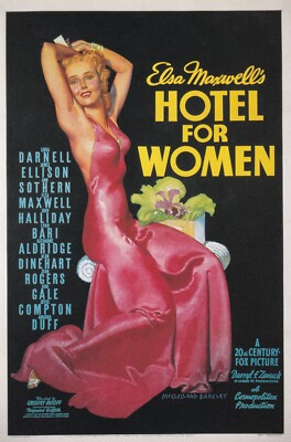 Elsa Maxwells Hotel für Frauen (1939) - Miniposter/Buchausschnitt