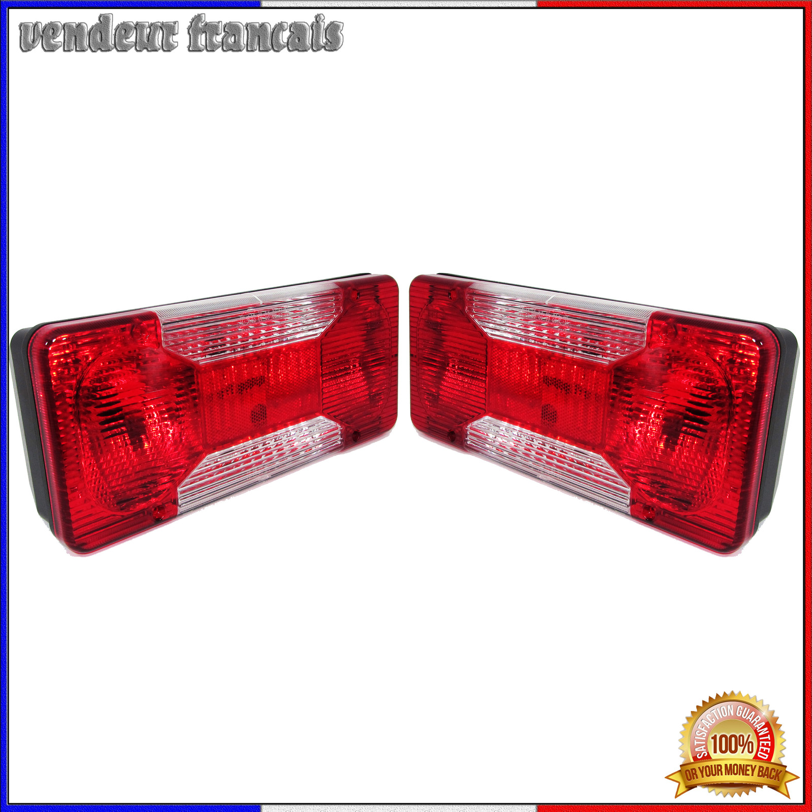 Feux arriere Iveco Daily etanches et anti vibrations pour camion caisse gauche droit