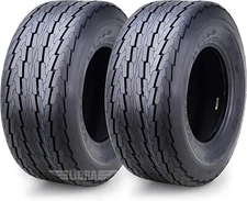 Trailer Tires 20.5x8-10 20.5x8.0-10 20.5x8x10 10PR Load Range E 11045 - Set 2