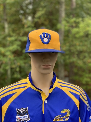 VTG Milwaukee Brewers New Era hat Cap 