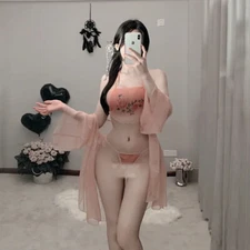 Lingerie Sexy Chinese Hanfu Cosplay Ancient Dancer Underwear Bellyband Hot Dress