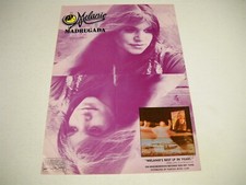 MELANIE Safka releases MADRUGADA original '74 CB Promo Display Ad READ CONDITION
