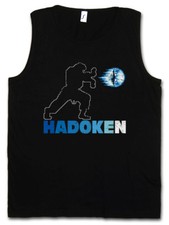 HADOKEN II TANK TOP VEST Street Champion Game Fighter Special Attack Ryu Ken