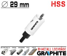 HSS Bi-Metall Lochsäge Ø 29 mm Metall Bohrkrone Dosen Fräser Loch Bohrer -PROFI-
