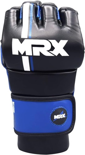 MMA Boxing Gloves for Grappling Sparring with Open Ventilated Palm Mitts Glove - Picture 3 of 26