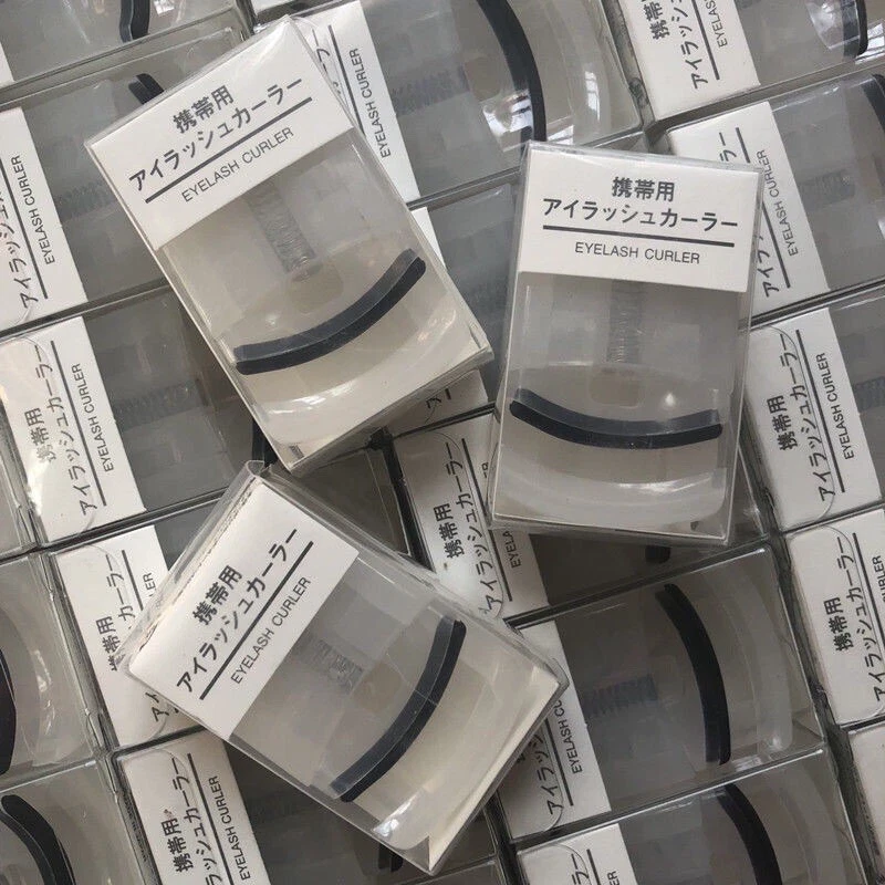 Herramienta de maquillaje cosmético rizador de pestañas portátil MUJI Japón genuina, rastreable Foto 4 de 4