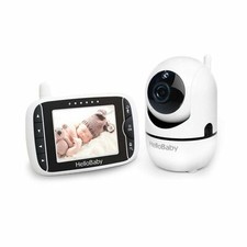 HelloBaby HB65 3.2 inch Baby Monitor with Remote Night Vision Black 
