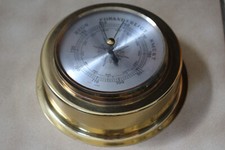 DEKORATIVES SCHIFFS-BAROMETER, MADE IN WEST GERMANY #10985