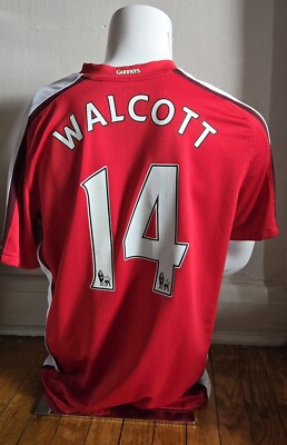 Nike L 2008-10 Arsenal Home Soccer Football Jersey #14 Walcott | eBay Nike L 2008-10 Arsenal Home Soccer Football Jersey #14 Walcott | eBay