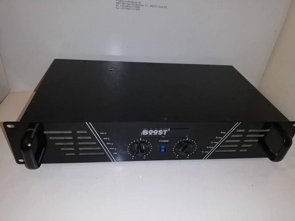 AMPLI EN RACK AMPLIFICATEUR DE SONORISATION BOOST BA-300 FONCTIONNE - Photo 1/4