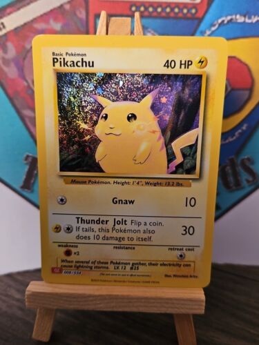 Jeu de Cartes Pokémon Classique TGC Pikachu CLC 008/034 Holo 2023 Rare - Photo 1/18